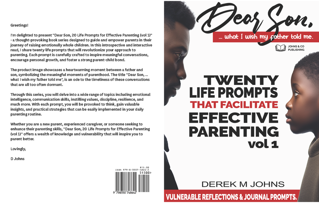 Dear Son: Twenty Life Prompts That Facilitate Effective Parenting (v1)